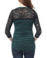 ფოტო #6 პროდუქტის Maternity Peyton Lace Trim Top