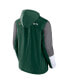 Men's Green, Gray Miami Hurricanes Game Day Ready Full-Zip Jacket