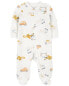 Фото #8 товара Baby Vehicles 2-Way Zip Cotton Sleep & Play Pajamas 3M