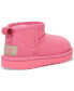 Детские ботиночки для мальчиков UGG® Classic Ultra Mini Розовый, 11 Toddler - фото #3