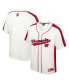 ფოტო #1 პროდუქტის Men's Cream Wisconsin Badgers Ruth Button-Up Baseball Jersey