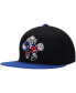 Фото #4 товара Men's Black, Royal Philadelphia 76ers Side Core 2.0 Snapback Hat