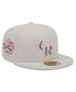 Фото #1 товара Men's Khaki Colorado Rockies 2023 Mother's Day On-Field 59FIFTY Fitted Hat