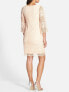 Фото #2 товара Erin Erin Fetherston Maybelle Rose Lace Shift Cocktail Mini Dress Size 10