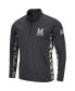 ფოტო #3 პროდუქტის Men's Charcoal Maryland Terrapins OHT Military-Inspired Appreciation Digi Camo Quarter-Zip Jacket