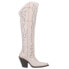 Фото #1 товара Dan Post Boots Loverly Snip Toe Cowboy Womens White Casual Boots DP4377-100
