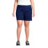 Фото #4 товара Plus Size Pull On 7" Chino Shorts