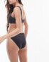 Фото #3 товара Topshop seamless acid wash brief in black