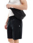 Фото #2 товара Polo Ralph Lauren icon logo double knit sweat shorts in black