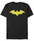 Фото #1 товара DC Men's Batman Classic Yellow Bat Logo Short Sleeve T-Shirt