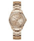 Фото #1 товара Часы наручные женские Guess RITZY розовое золото 36 мм GW0685L3