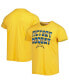 ფოტო #1 პროდუქტის Men's Gold Los Angeles Chargers Victory Monday Tri-Blend T-shirt