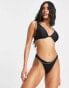 Фото #8 товара ASOS DESIGN mix and match flexi wire bikini top in black