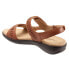 Фото #5 товара Trotters Romi Woven T2232-215 Womens Brown Wide Leather Strap Sandals Shoes 8.5