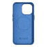 Фото #3 товара Skórzane etui iPhone 14 Pro Max magnetyczne z MagSafe Litchi Premium Leather Case niebieski