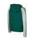 ფოტო #3 პროდუქტის Big Boys Green Michigan State Spartans Ned Raglan Long Sleeve Hooded T-shirt