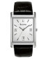 Фото #1 товара Часы Bulova Black Leather Strap 45mm 96B107