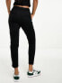 Only slim fit cropped trousers in black