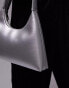 Фото #4 товара Topshop Shia 90s shoulder bag in silver