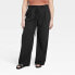 Фото #1 товара Women's High-Rise Wrap Tie Wide Leg Trousers - A New Day Black 22