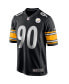 Фото #2 товара Men's T.J. Watt Pittsburgh Steelers Game Jersey