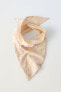 Floral triangle neckerchief