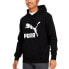Фото #2 товара Puma Classics Logo Pullover Hoodie Mens Black Casual Outerwear 533255-01
