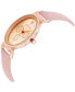 ფოტო #2 პროდუქტის Women's Mock Chronograph and Blush Leather Strap Watch 36mm