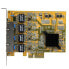 StarTech.com 4-Port PCIe Gigabit Network Adapter Card - Internal - Wired - PCI Express - Ethernet - 2000 Mbit/s - фото #7