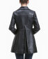 ფოტო #3 პროდუქტის Petite Sarai Leather Coat