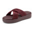 Фото #2 товара Puma Platform Velvet Slides Womens Red Casual Sandals 380675-01