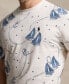 Men's Classic-Fit Nautical Jersey T-Shirt Ocean Voyage Print, 2XL - фото #3