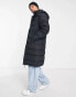 Threadbare Tall ultimate 4 in 1 combination puffer jacket in black