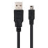 Фото #1 товара NANOCABLE USB A 2.0 Male TO Mini USB 5 Pin Male 0.5 m USB Cable