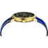 Фото #2 товара Versace Damen Armbanduhr V-CIRCLE The Clans blau, gold 38 mm VE8100218