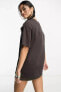 Sportswear Utility Printed Short-Sleeve Bol Kesim Kadın Spor Tişört