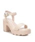 Фото #2 товара Women's Heeled Platform Sandals By