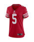 ფოტო #3 პროდუქტის Women's Trey Lance Scarlet San Francisco 49ers Team Player Game Jersey