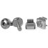 Фото #1 товара StarTech.com 50 Pkg M5 Mounting Screws and Cage Nuts for Server Rack Cabinet - Screw - Silver - 210 g - 50 pc(s) - 120 mm - 222 mm