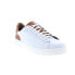 Фото #2 товара Bruno Magli Raffaele BM1RFLG0P Mens White Leather Lifestyle Sneakers Shoes 7.5