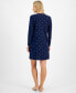 Women's Leaf-Print Long-Sleeve Sleep Shirt, Created for Macy's