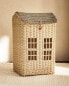 Kids’ rattan house basket