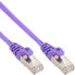 Фото #1 товара InLine Patch Cable SF/UTP Cat.5e purple 0.5m