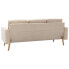 3-Sitzer-Sofa Creme Stoff