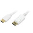 LogiLink 2m - HDMI-DP - 2 m - HDMI - DisplayPort - Gold - 1920 x 1080 pixels - White