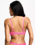 Фото #2 товара Ivory Rose – Fuller Bust – Balconette-BH aus geblümter Spitze in Pink, DD bis G-Cup