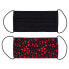 Black / Detail 2 Pack Balck With Red Hearts+Solid Black