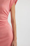 Фото #4 товара Платье Bodycon с круглым вырезом и мини рукавом из пенье C4513ax24sp от defacto.