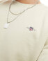 GANT shield logo sweatshirt in beige