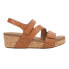 Фото #1 товара Corkys Rain Check Wedge Womens Brown Casual Sandals 41-0209-COGN